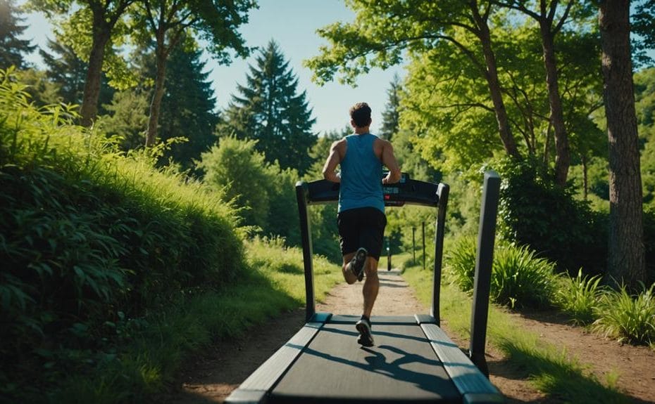 indoor treadmill outdoor simulation