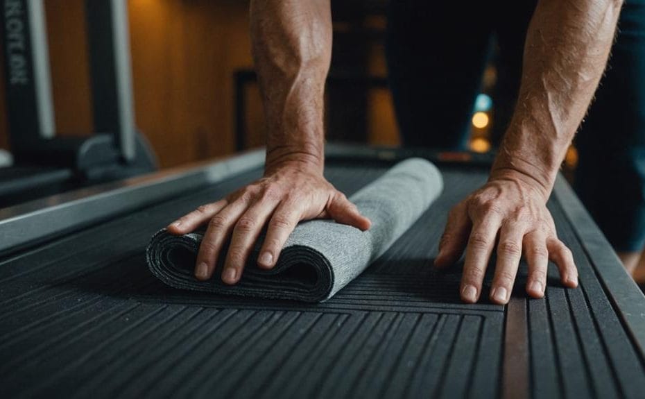 treadmill maintenance involves cleaning